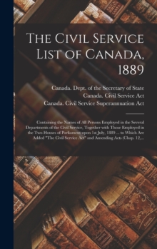 Image for The Civil Service List of Canada, 1889 [microform]