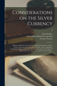 Image for Considerations on the Silver Currency