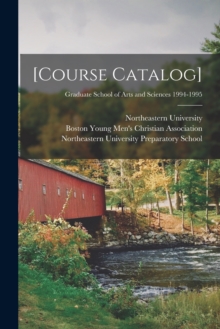 Image for [Course Catalog]; Graduate School of Arts and Sciences 1994-1995