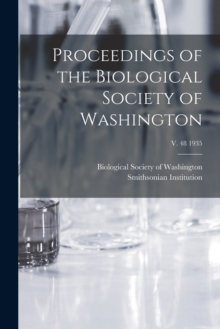 Image for Proceedings of the Biological Society of Washington; v. 48 1935