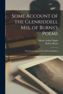 Image for Some Account of the Glenriddell Mss. of Burns's Poems