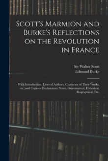 Image for Scott's Marmion and Burke's Reflections on the Revolution in France