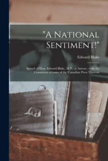 Image for "A National Sentiment!" [microform]