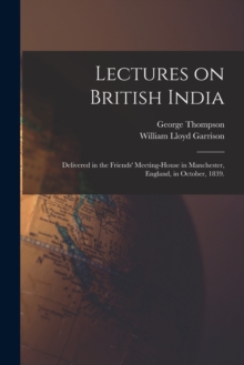 Image for Lectures on British India
