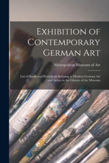 Image for Exhibition of Contemporary German Art