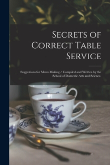 Image for Secrets of Correct Table Service