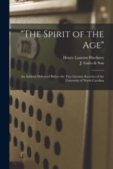 Image for "The Spirit of the Age"