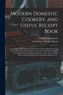 Image for Modern Domestic Cookery, and Useful Receipt Book