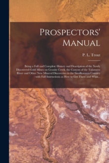 Image for Prospectors' Manual [microform]