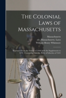 Colonial Laws of Massachusetts