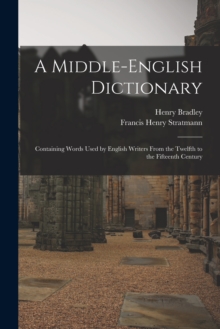 Image for A Middle-English Dictionary