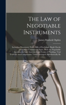 Image for The Law of Negotiable Instruments