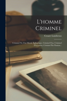 Image for L'homme Criminel