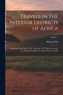 Image for Travels in the Interior Districts of Africa