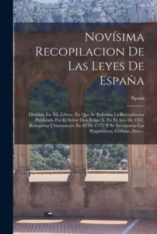 Image for Novisima Recopilacion De Las Leyes De Espana
