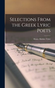 Image for Selections From the Greek Lyric Poets