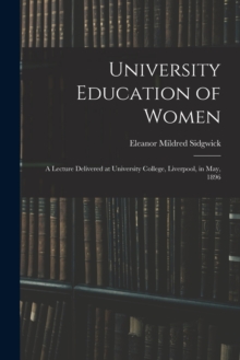 Image for University Education of Women