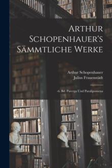 Image for Arthur Schopenhauer's Sammtliche Werke