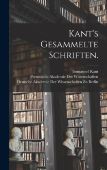 Image for Kant's gesammelte Schriften.