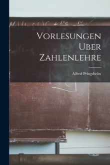 Image for Vorlesungen Uber Zahlenlehre