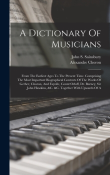 Image for A Dictionary Of Musicians