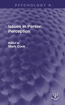 Issues in Person Perception
