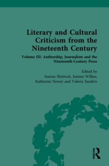 Image for Literary and Cultural Criticism from the Nineteenth Century