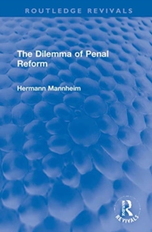 Dilemma of Penal Reform