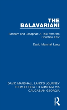 Image for The Balavariani  : Barlaam and Josaphat
