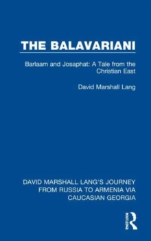Image for The Balavariani  : Barlaam and Josaphat