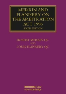 Image for Merkin and Flannery on the Arbitration Act 1996
