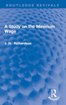 Image for A Study on the Minimum Wage