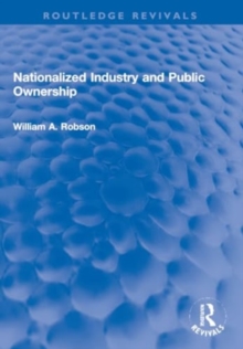 Image for Nationalized Industry and Public Ownership