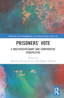 Image for Prisoners' vote  : a multidisciplinary and comparative perspective