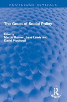 Image for The Goals of Social Policy