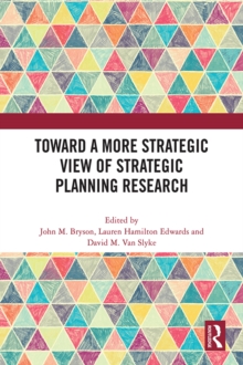 Image for Toward a More Strategic View of Strategic Planning Research