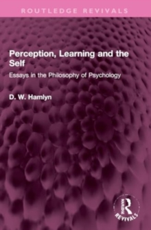Image for Perception, Learning and the Self