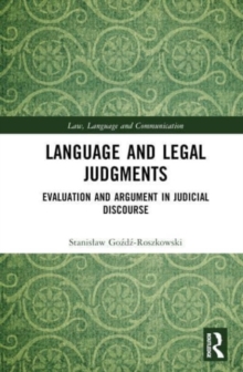 Image for Language and Legal Judgments