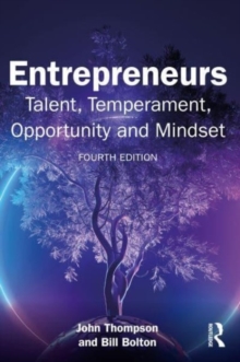 Image for Entrepreneurs  : talent, temperament, opportunity and mindset