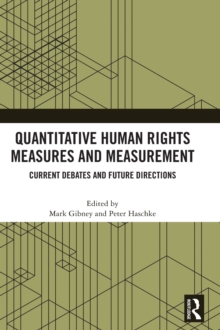 Image for Quantitative Human Rights Measures and Measurement