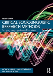Image for Critical sociolinguistic research methods  : studying language issues that matter