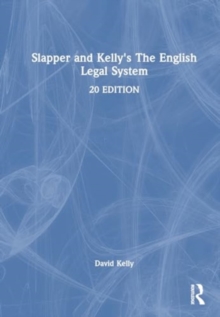 Image for Slapper and Kelly's the English legal system