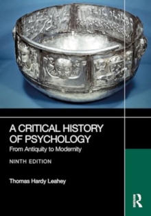 Image for A Critical History of Psychology : From Antiquity to Modernity