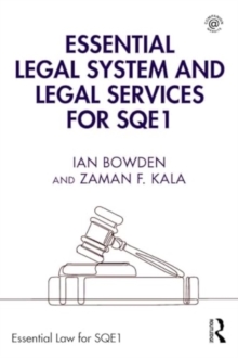 Image for Essential Legal System and Legal Services for SQE1