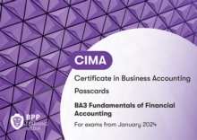 CIMA BA3 Fundamentals of Financial Accounting: Passcards