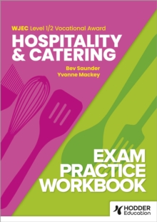 Image for WJEC level 1/2 vocational award hospitality and catering exam: Practice workbook