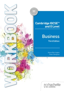 Cambridge IGCSE and O Level Business Workbook Third Edition - Borrington, Karen