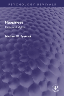 Image for Happiness: Facts and Myths