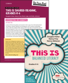 Image for BUNDLE: Fisher: This is Balanced Literacy + Fisher: On-Your-Feet Guide: This is Shared Reading