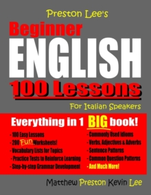 Image for Preston Lee's Beginner English 100 Lessons For Italian Speakers